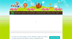 Desktop Screenshot of centropediatriconacional.com