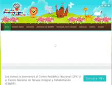 Tablet Screenshot of centropediatriconacional.com